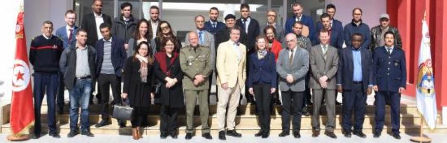 Participants at the workshop organized as part of the UN-SPIDER Technical Adivsory Mission to Tunisia, 4-6 March 2020.